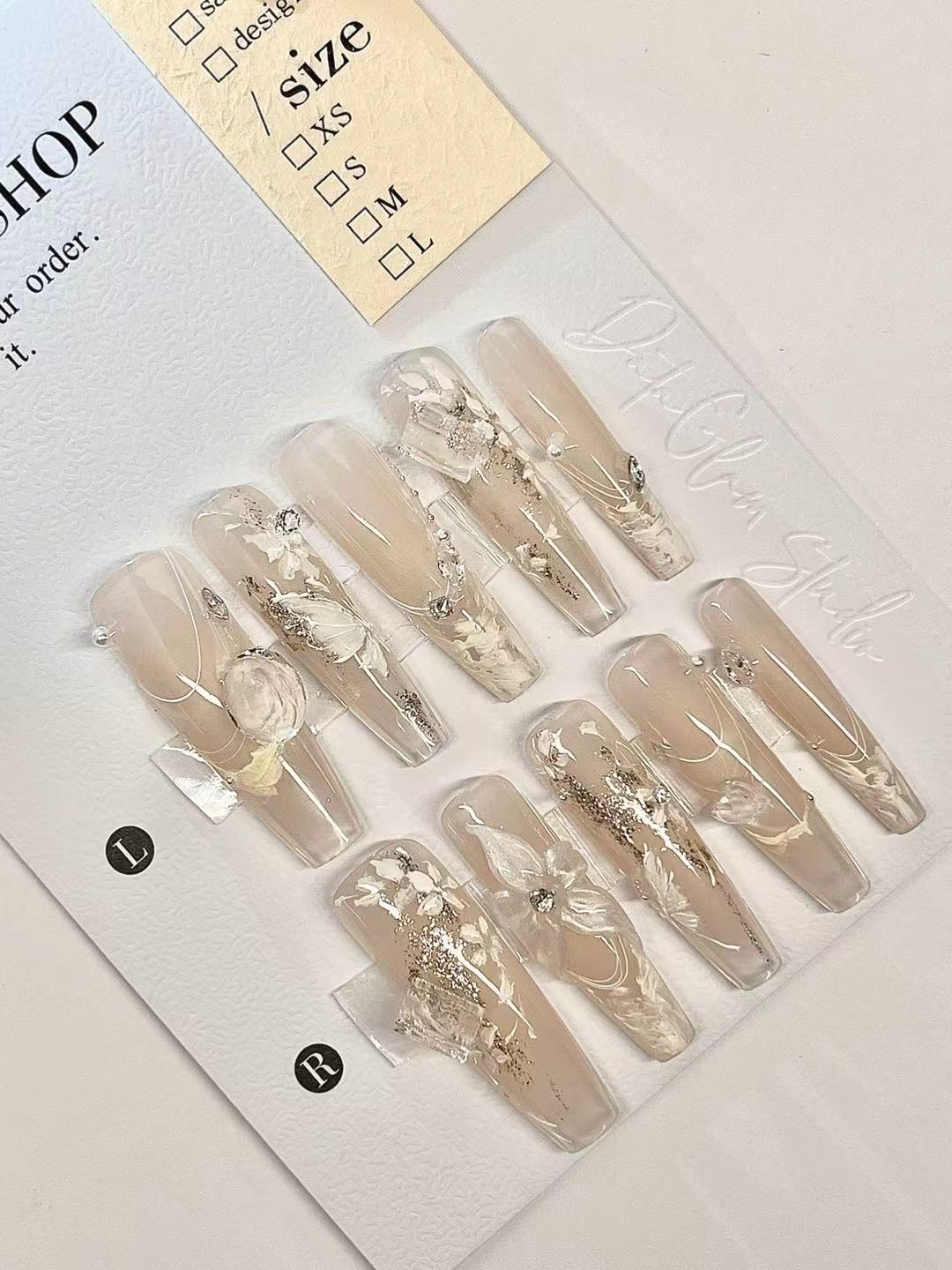 Milkglass Petals